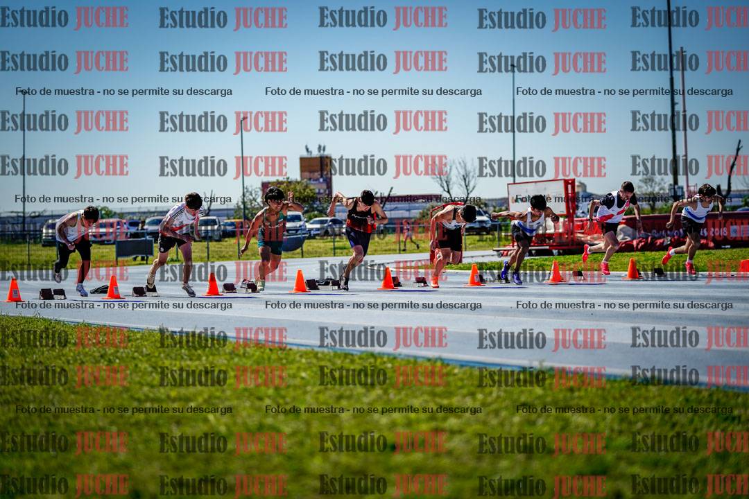 Fotos de los 80 m llanos de varones - FINAL
