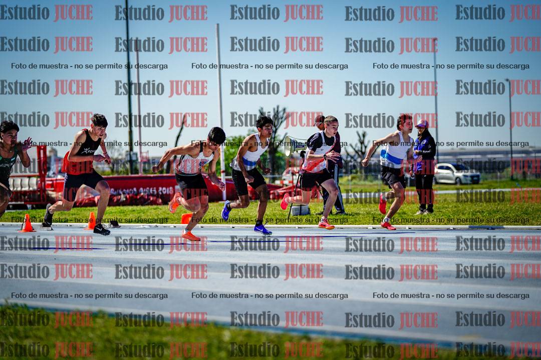 Fotos de los 80 m llanos de varones - FINAL