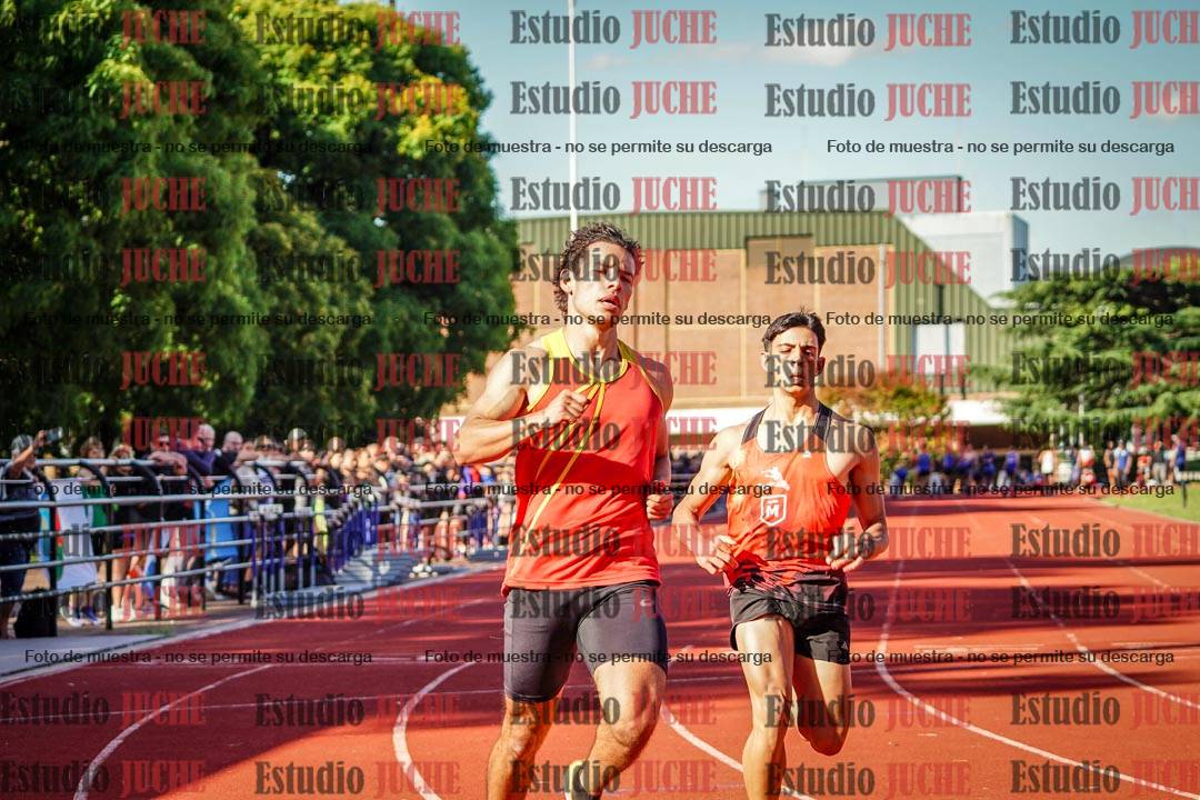 Fotos de los 100 m llanos de varones