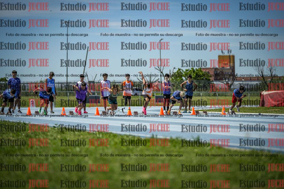 Fotos de los 80 m llanos de varones