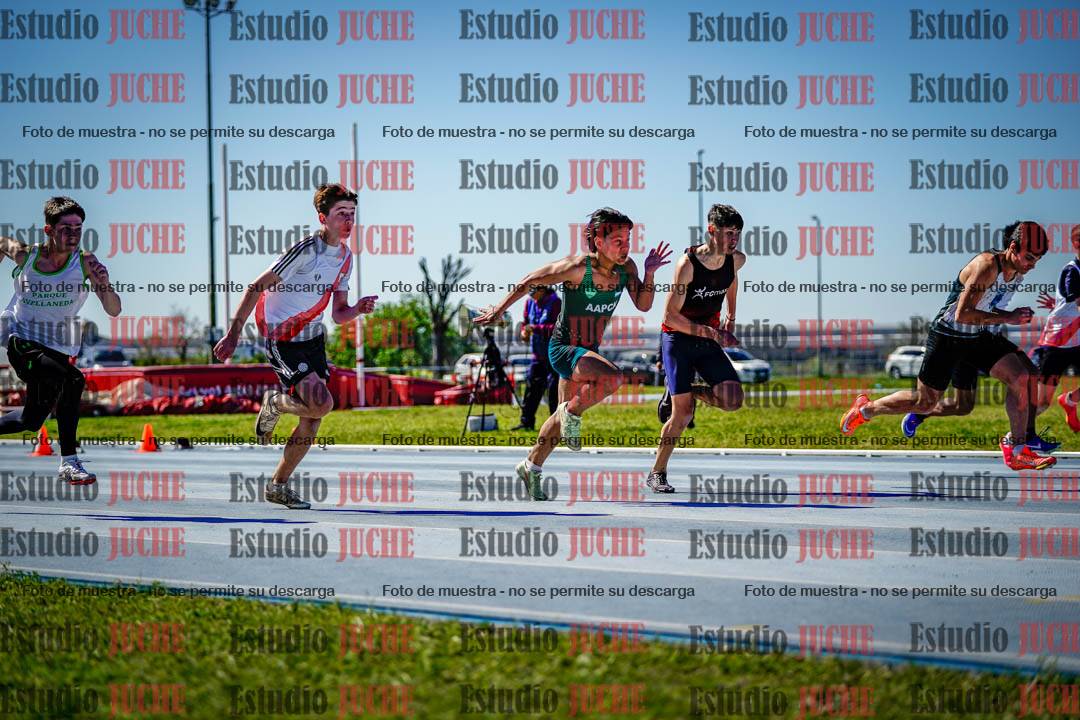 Fotos de los 80 m llanos de varones - FINAL