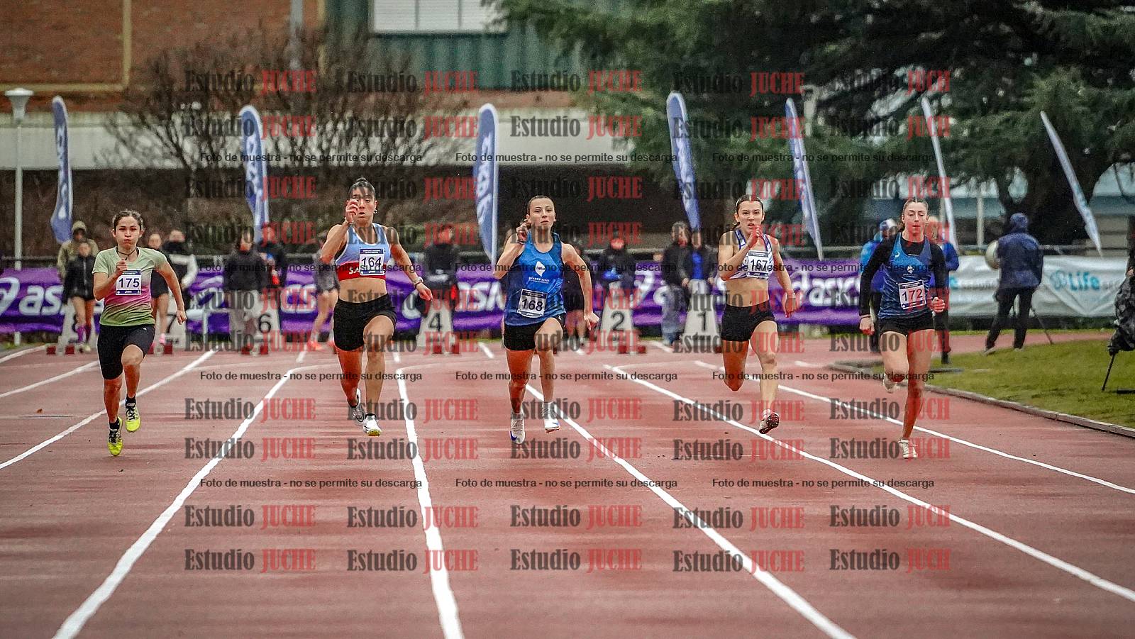 Fotos de los 100 m llanos de mujeres