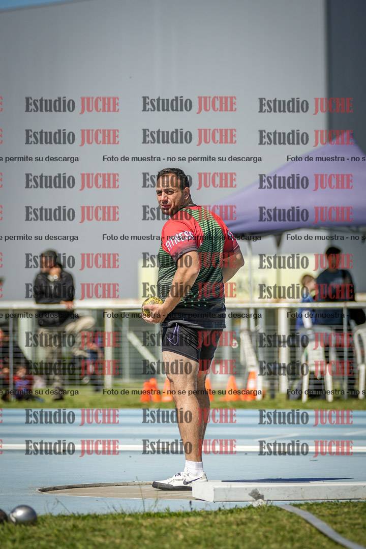 Fotos del lanzamiento de bala de varones