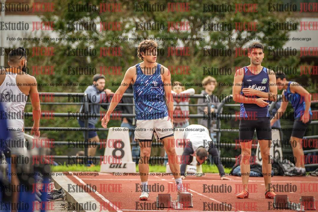 Fotos de los 100 m llanos de varones