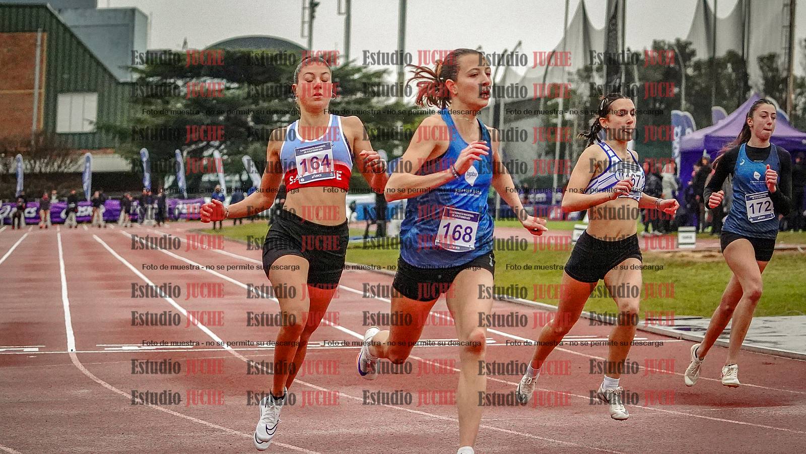 Fotos de los 100 m llanos de mujeres