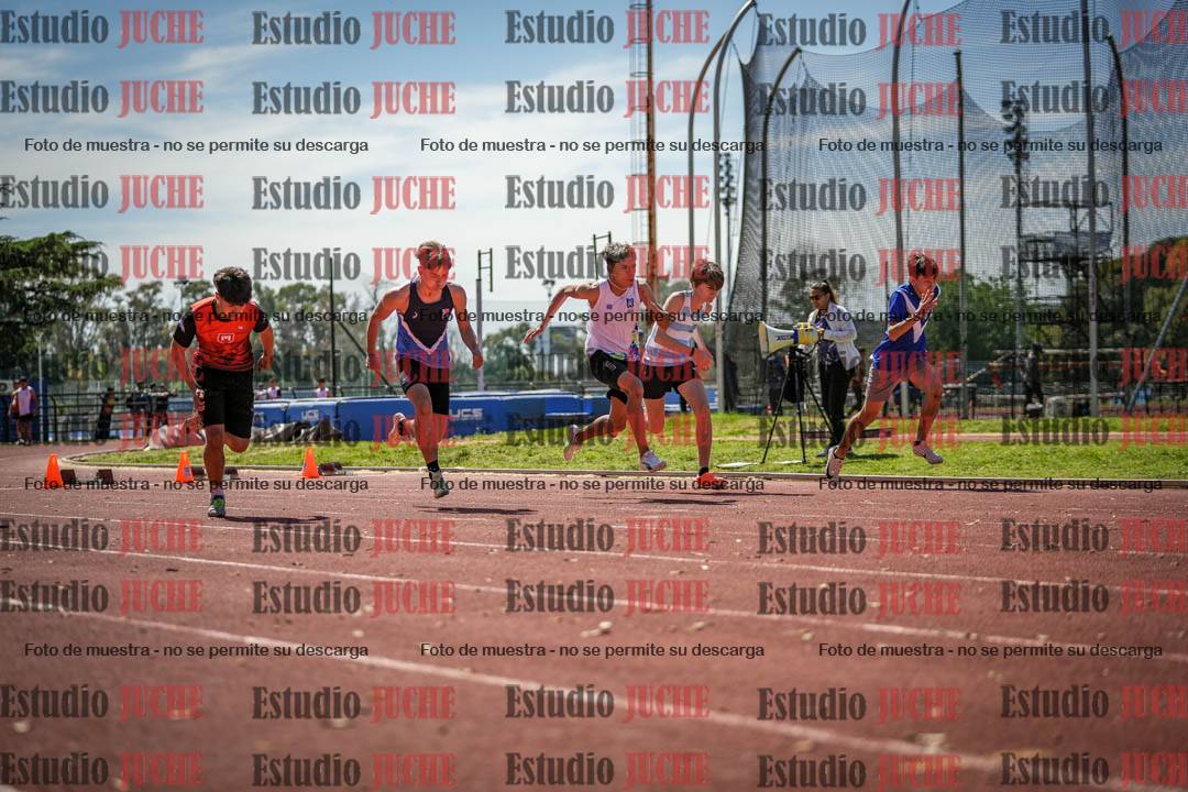 Fotos de los 80 m llanos de varones