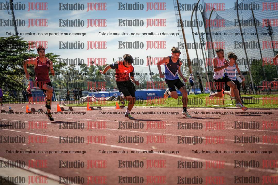 Fotos de los 80 m llanos de varones