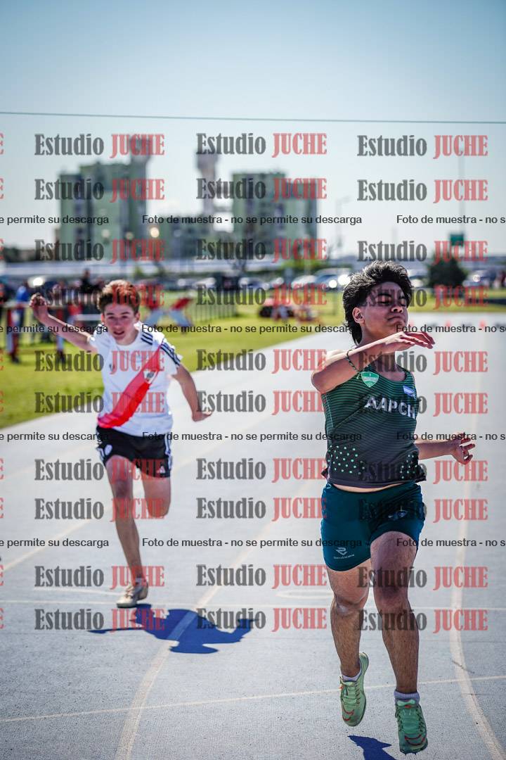 Fotos de los 80 m llanos de varones - FINAL