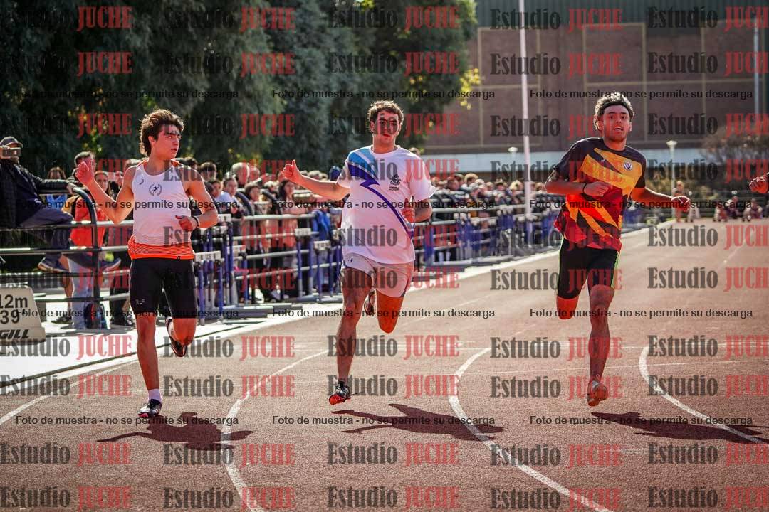 Fotos de los 100 m llanos de varones