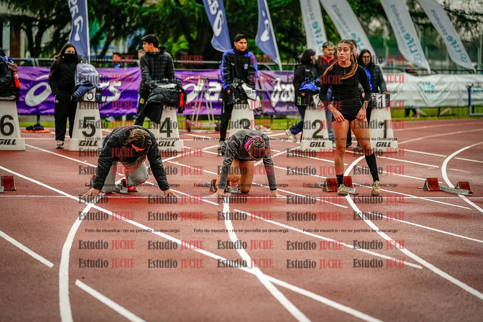 Fotos de los 100 m llanos de mujeres