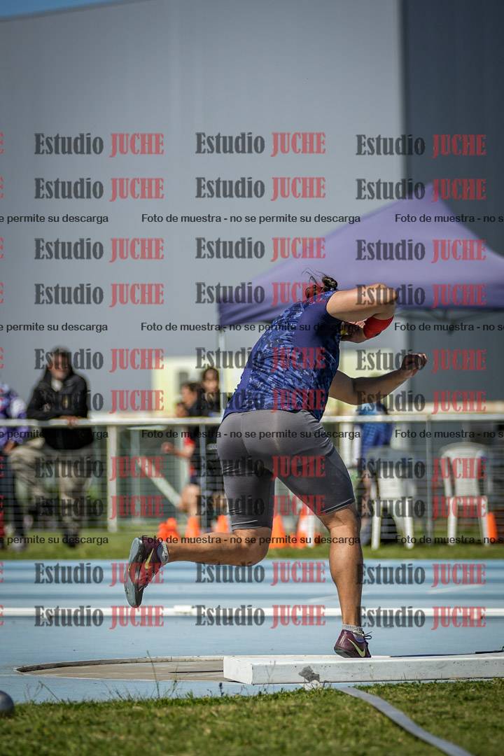 Fotos del lanzamiento de bala de varones