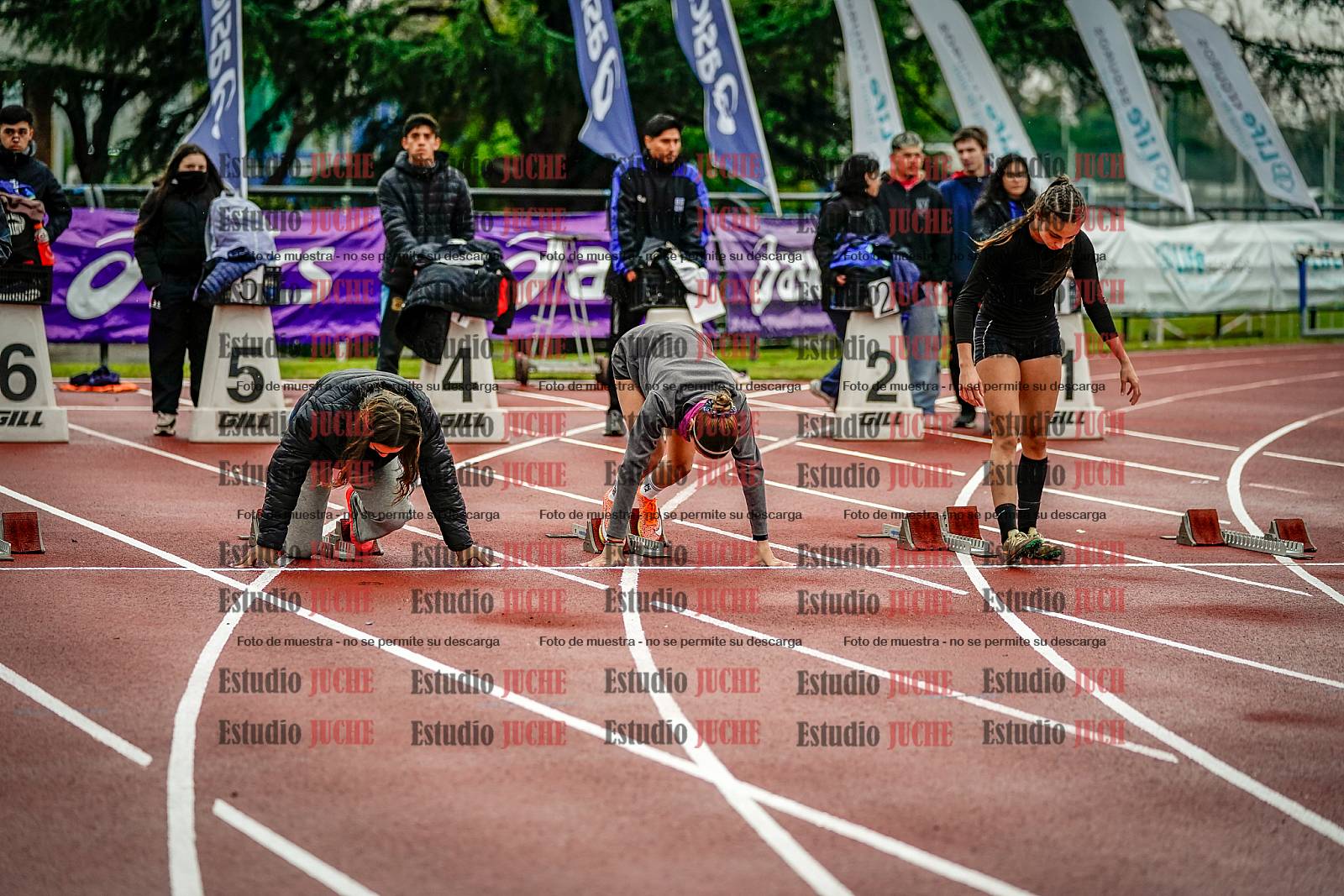 Fotos de los 100 m llanos de mujeres
