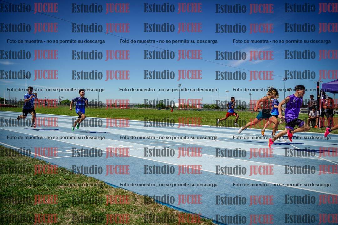 Fotos de los 80 m llanos de varones