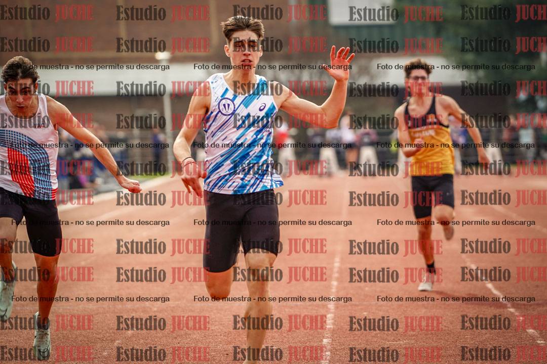 Fotos de los 100 m llanos de varones