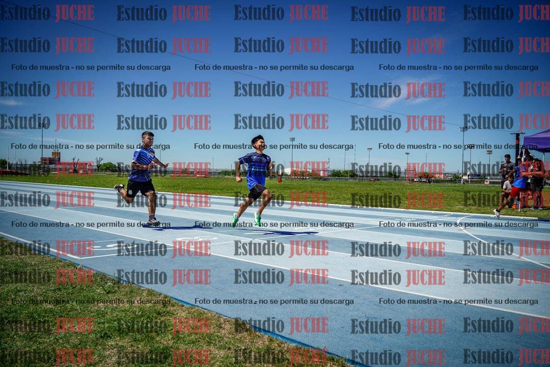 Fotos de los 80 m llanos de varones