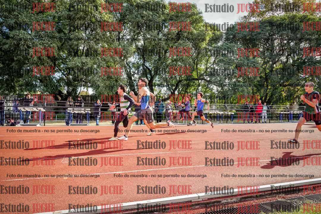 Fotos de los 100 m llanos de varones