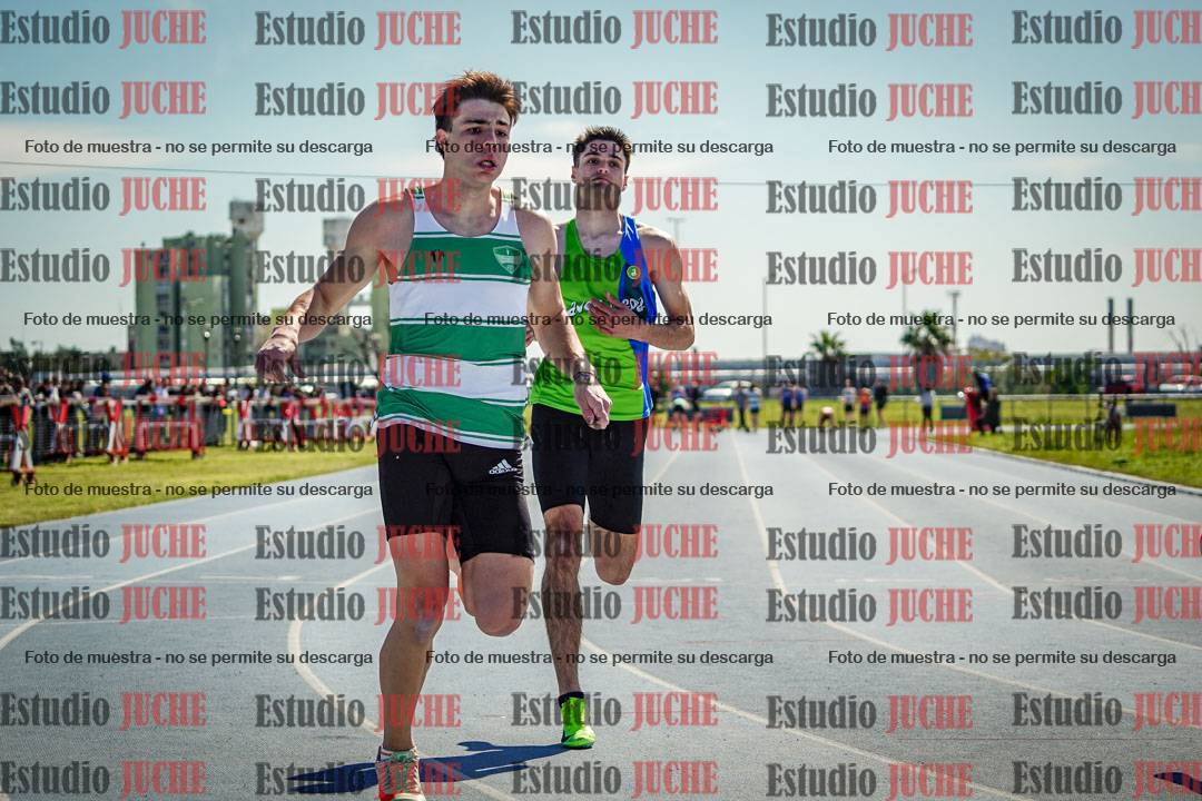 Fotos de los 100 m llanos de varones