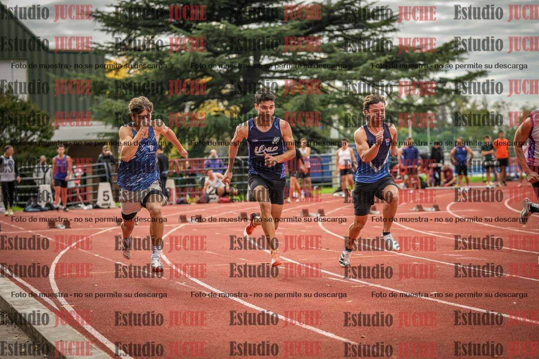 Fotos de los 100 m llanos de varones