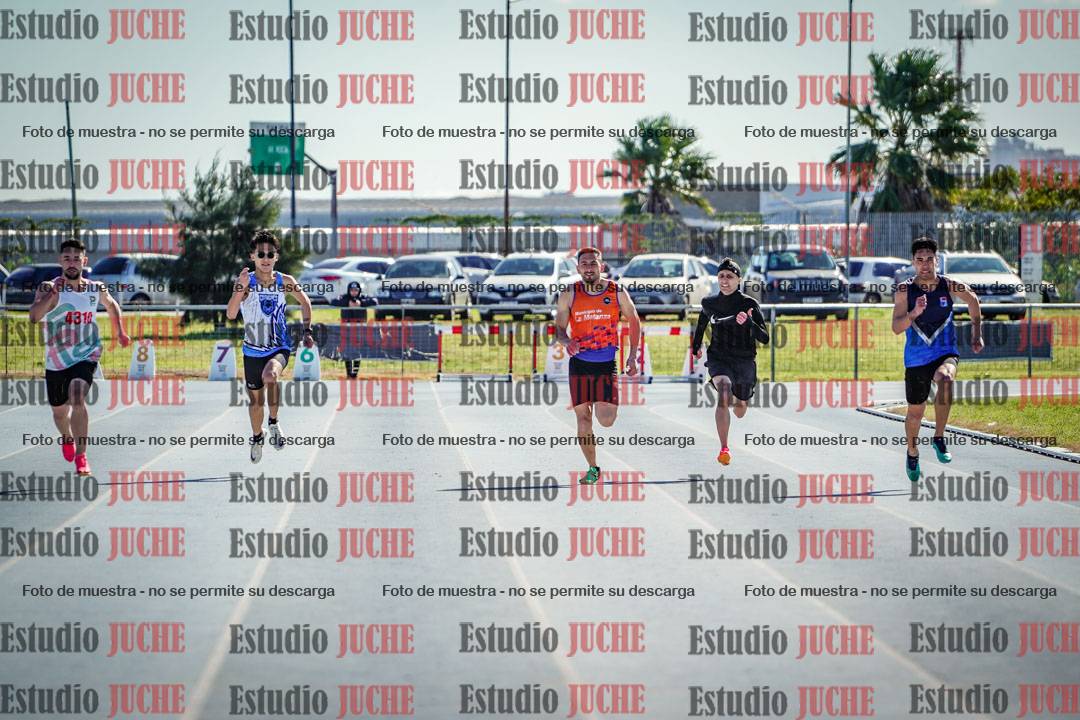 Fotos de los 200 m llanos de varones