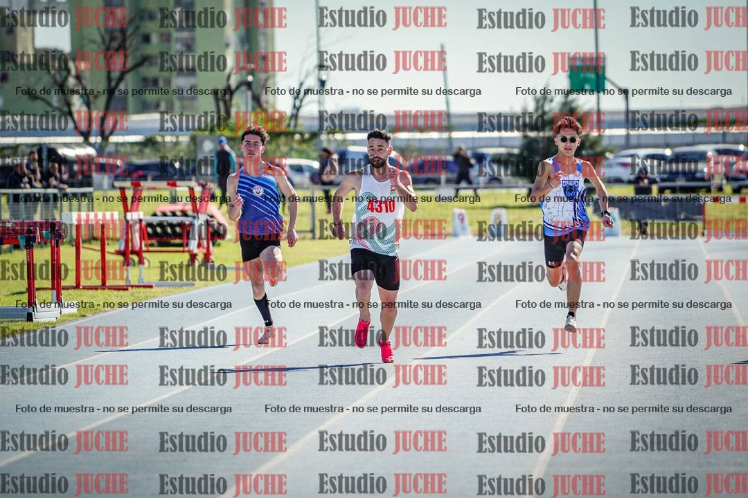 Fotos de los 200 m llanos de varones
