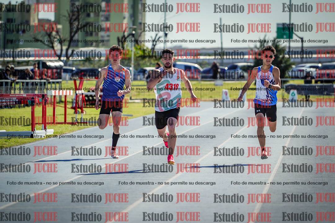 Fotos de los 200 m llanos de varones
