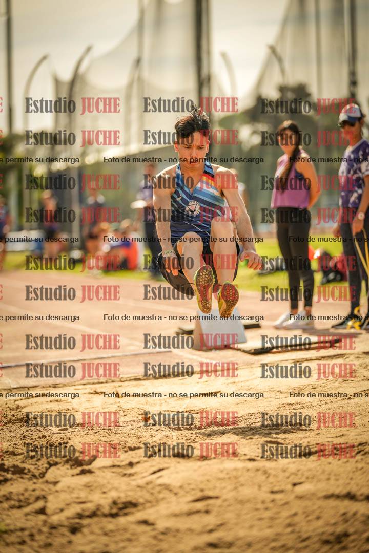 Fotos del salto en largo de varones