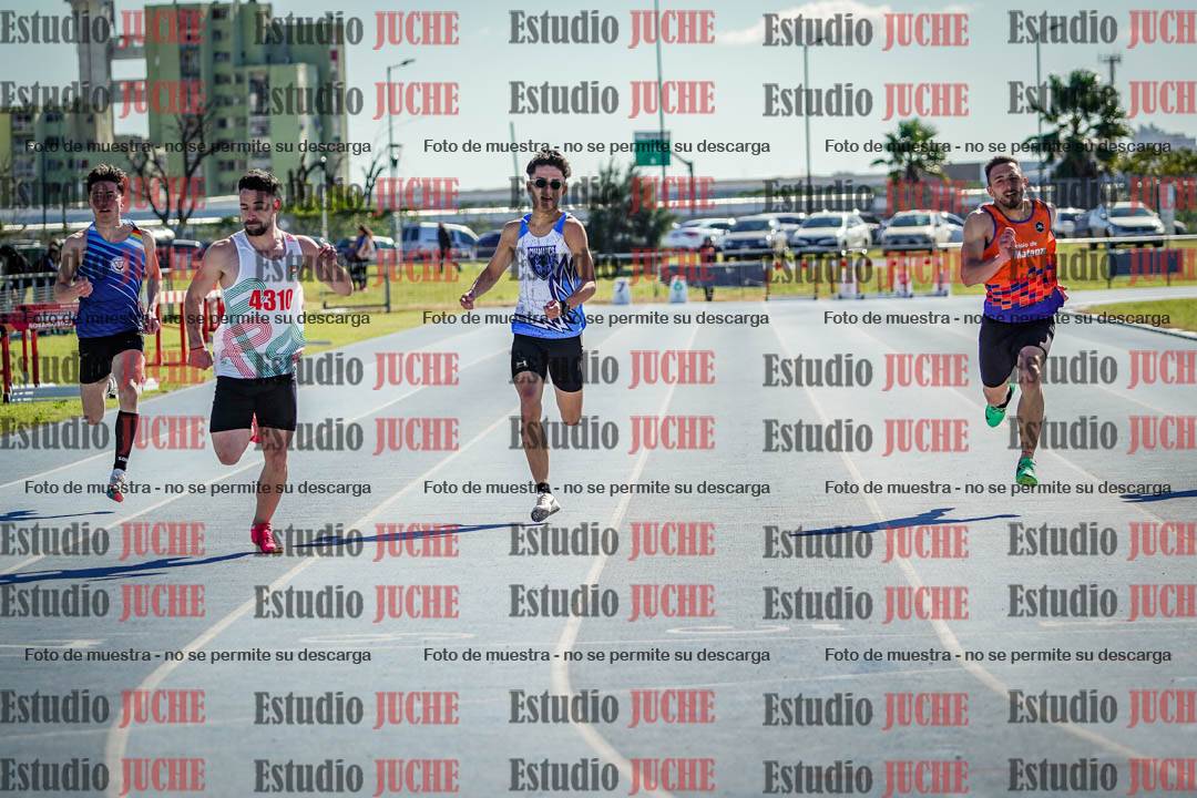 Fotos de los 200 m llanos de varones