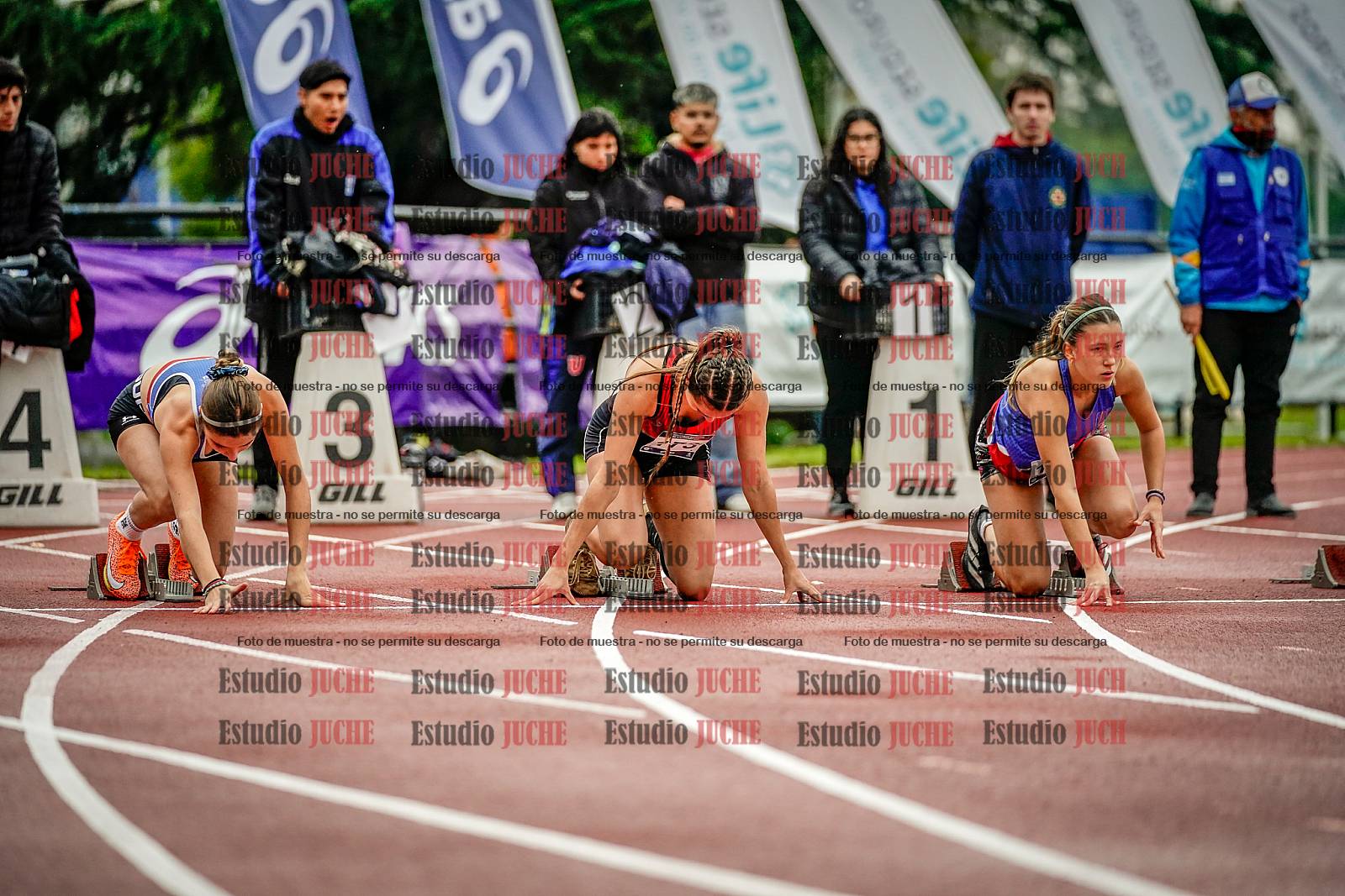 Fotos de los 100 m llanos de mujeres