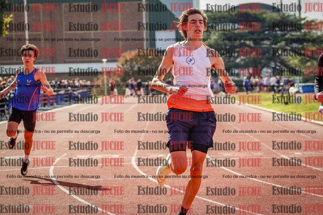 Fotos de los 100 m llanos de varones