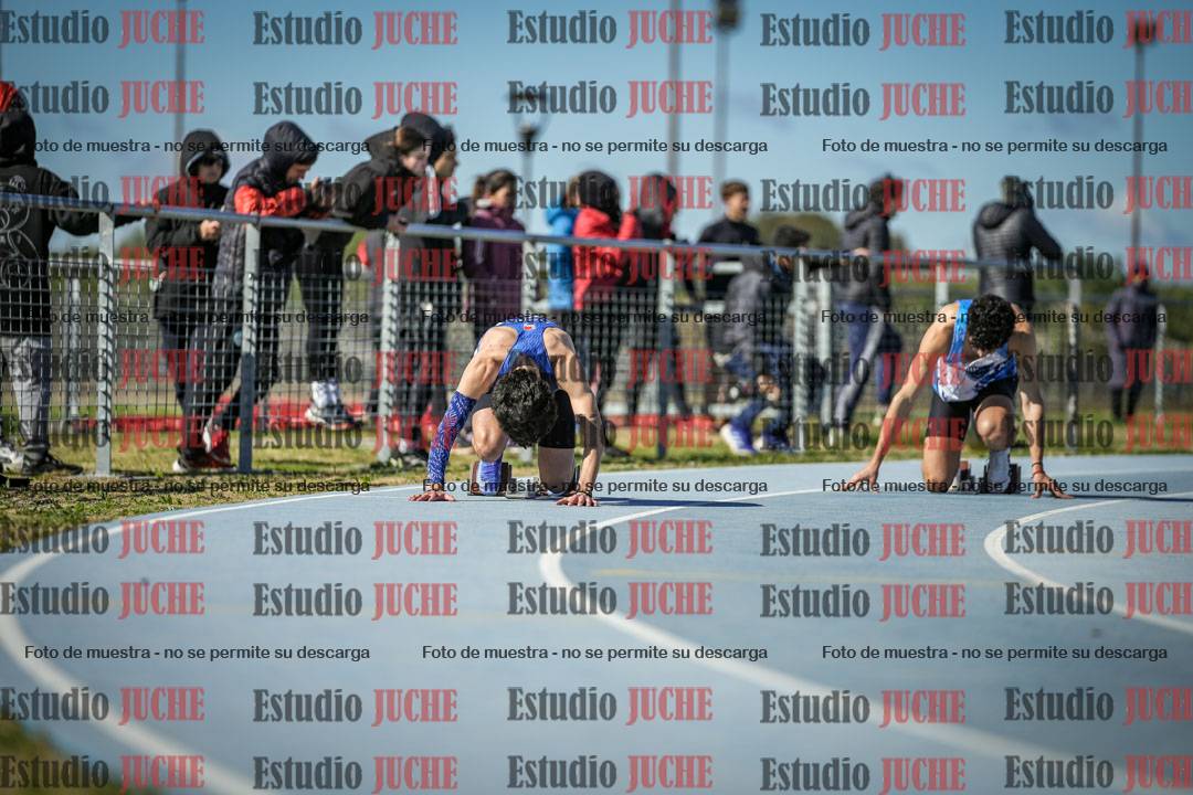 Fotos de los 200 m llanos de varones