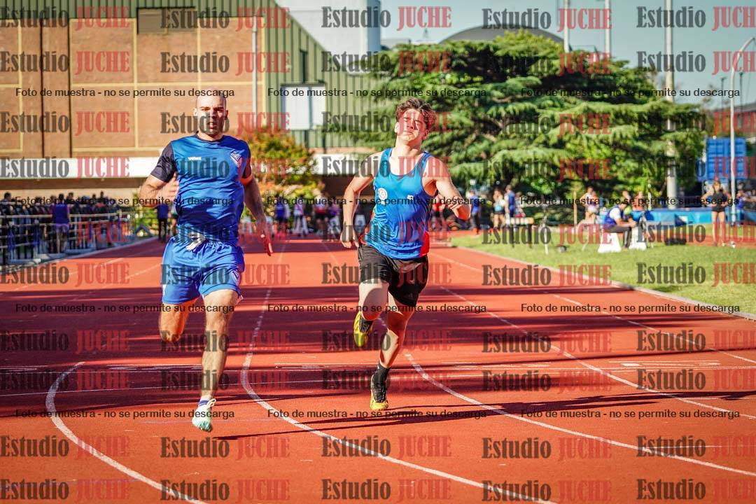 Fotos de los 100 m llanos de varones