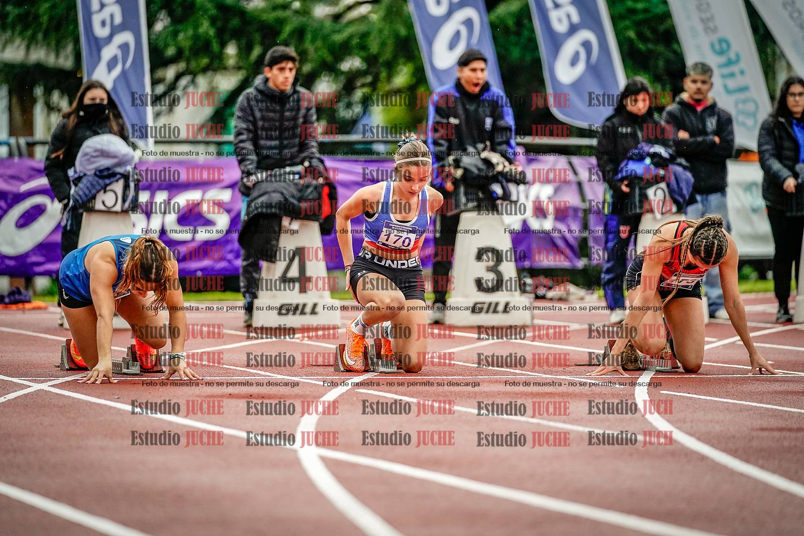 Fotos de los 100 m llanos de mujeres