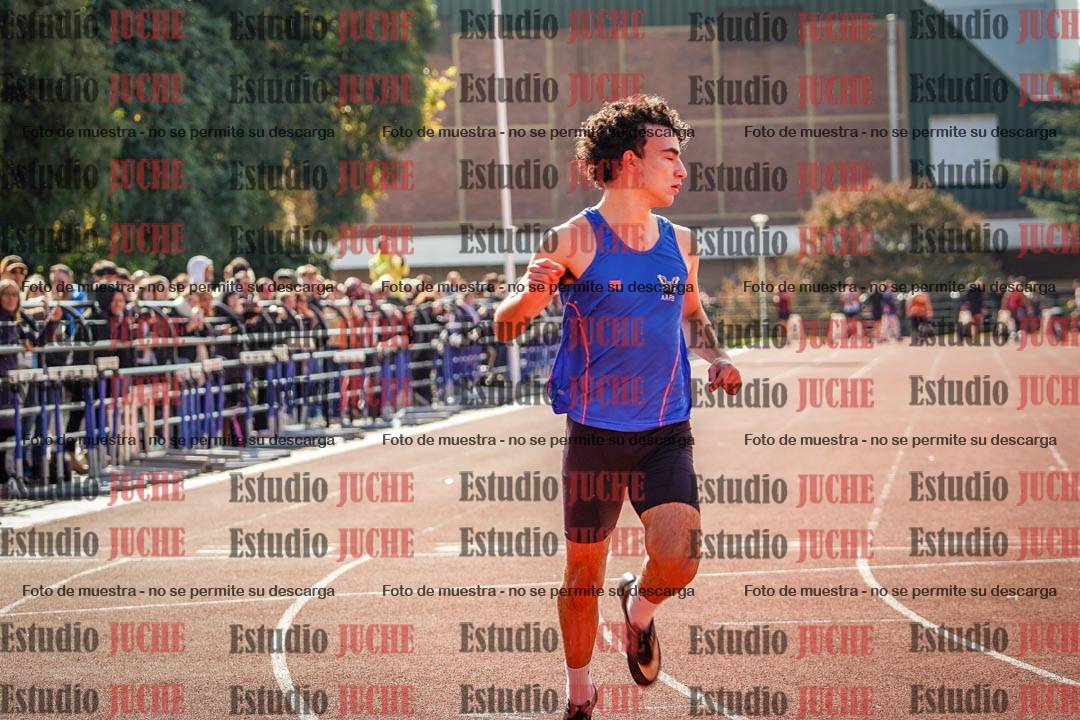Fotos de los 100 m llanos de varones