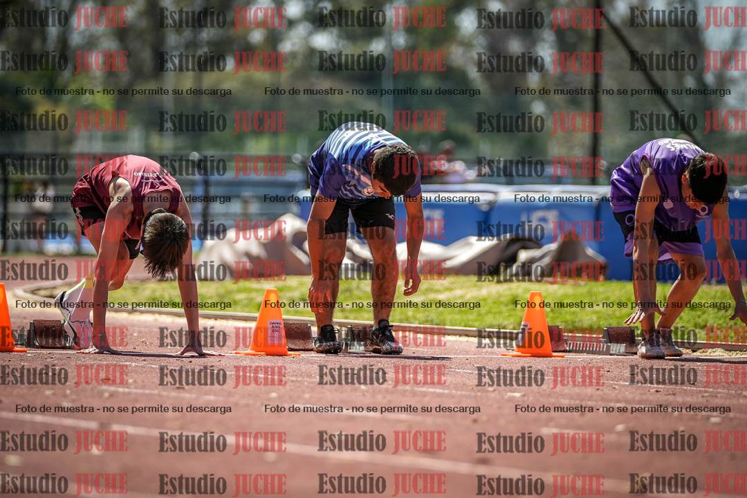 Fotos de los 80 m llanos de varones