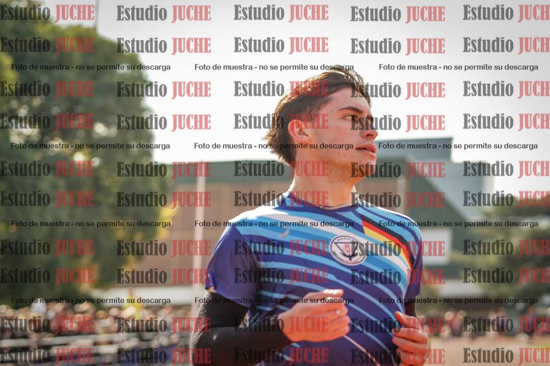 Fotos de los 100 m llanos de varones