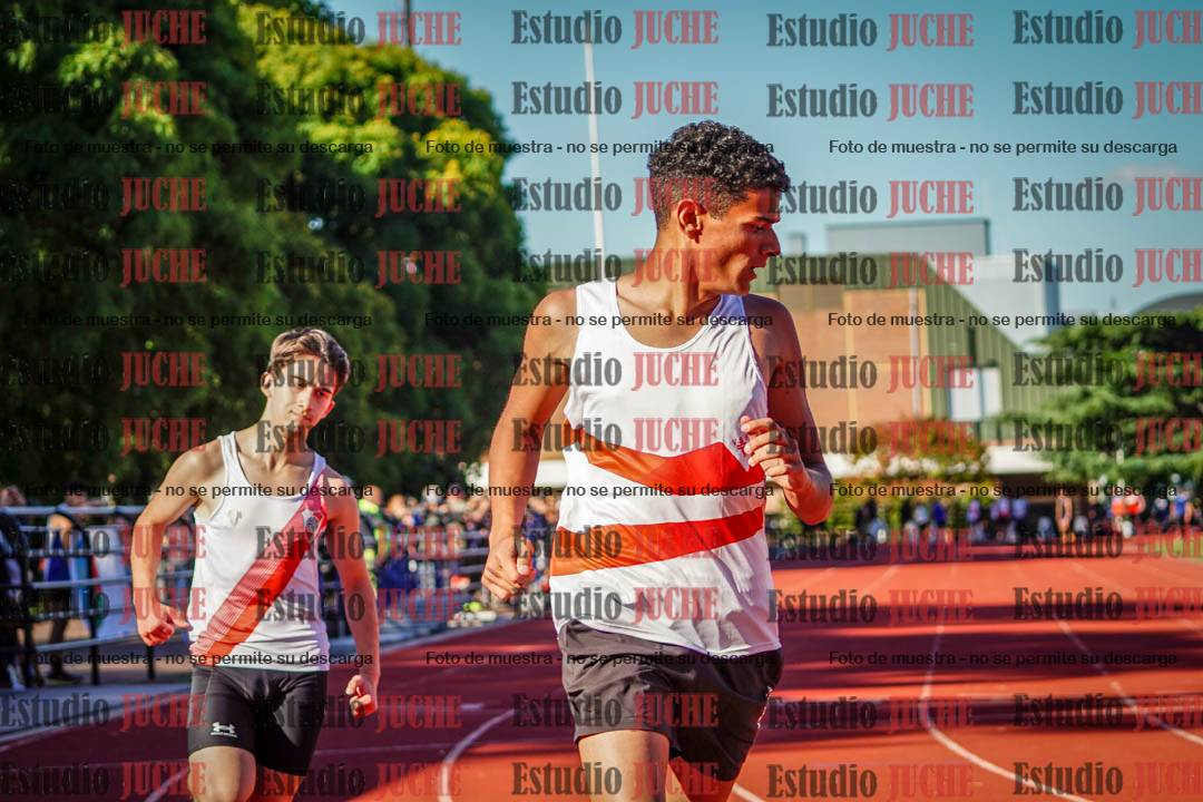 Fotos de los 100 m llanos de varones