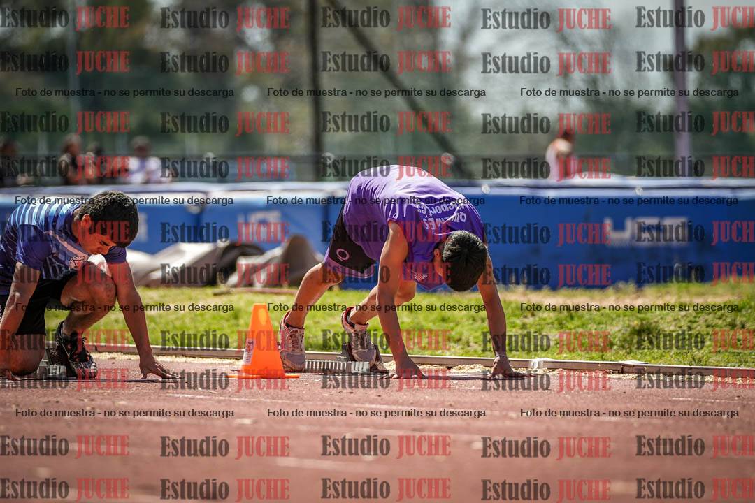 Fotos de los 80 m llanos de varones