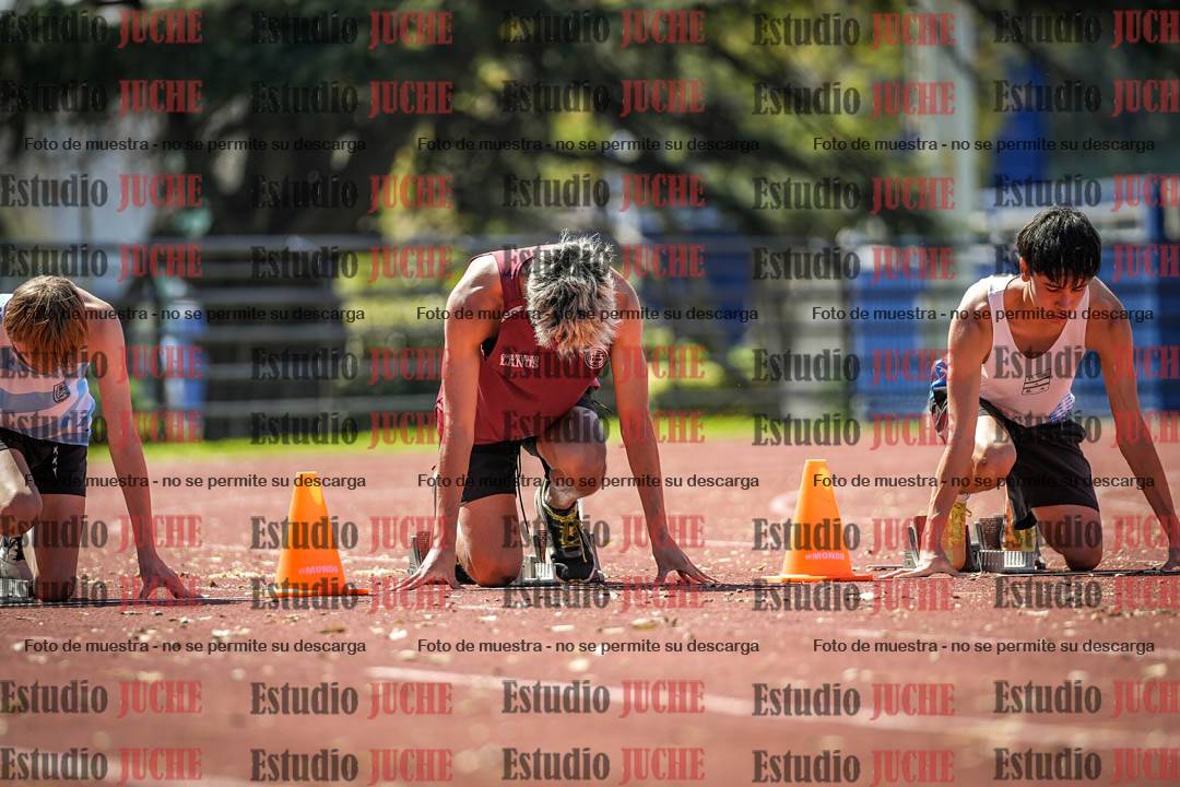 Fotos de los 80 m llanos de varones