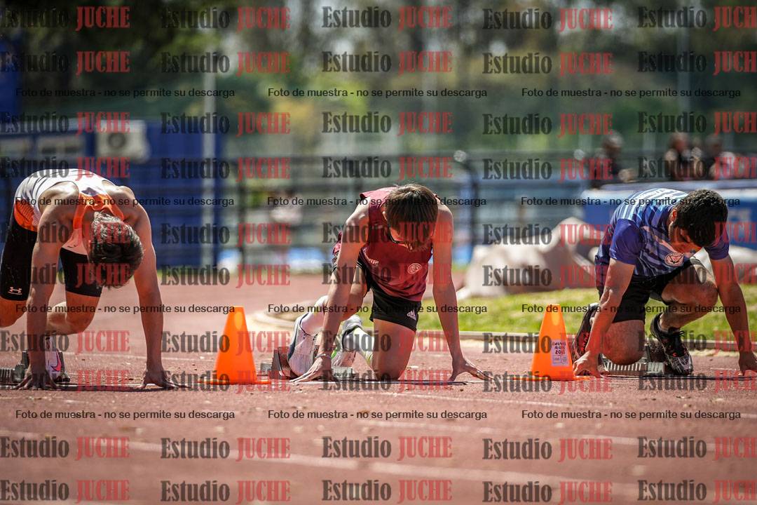 Fotos de los 80 m llanos de varones