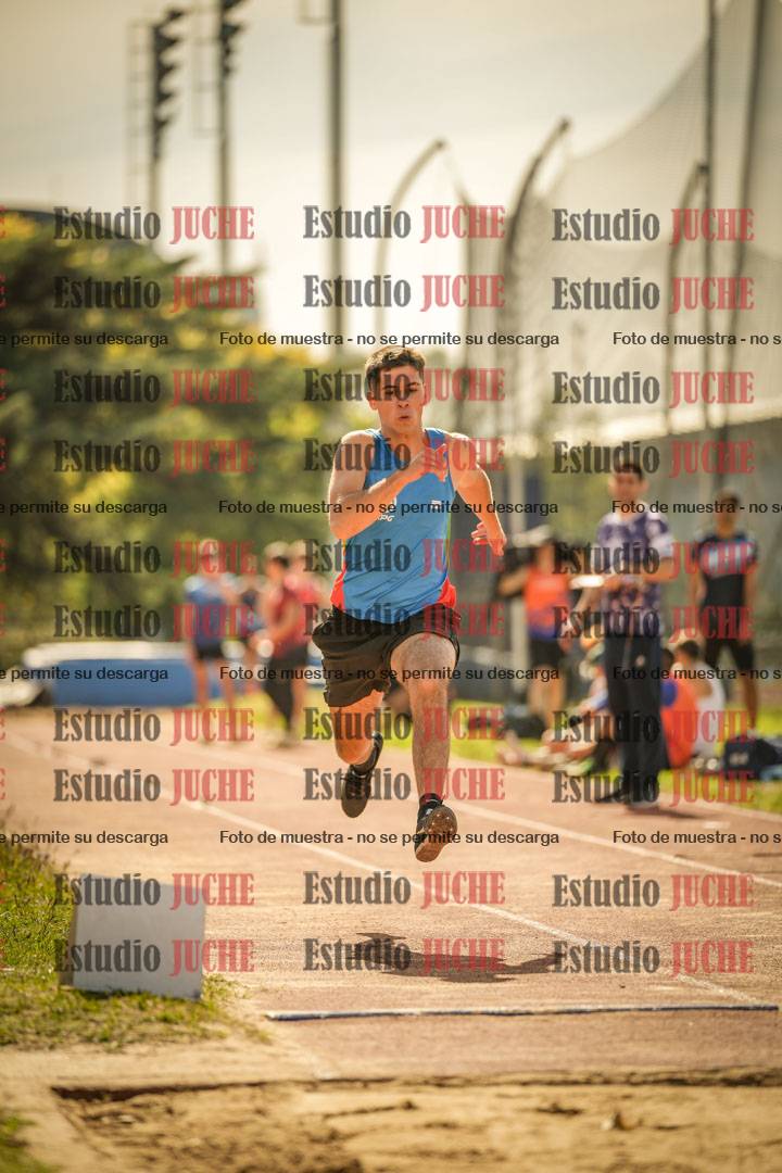Fotos del salto en largo de varones