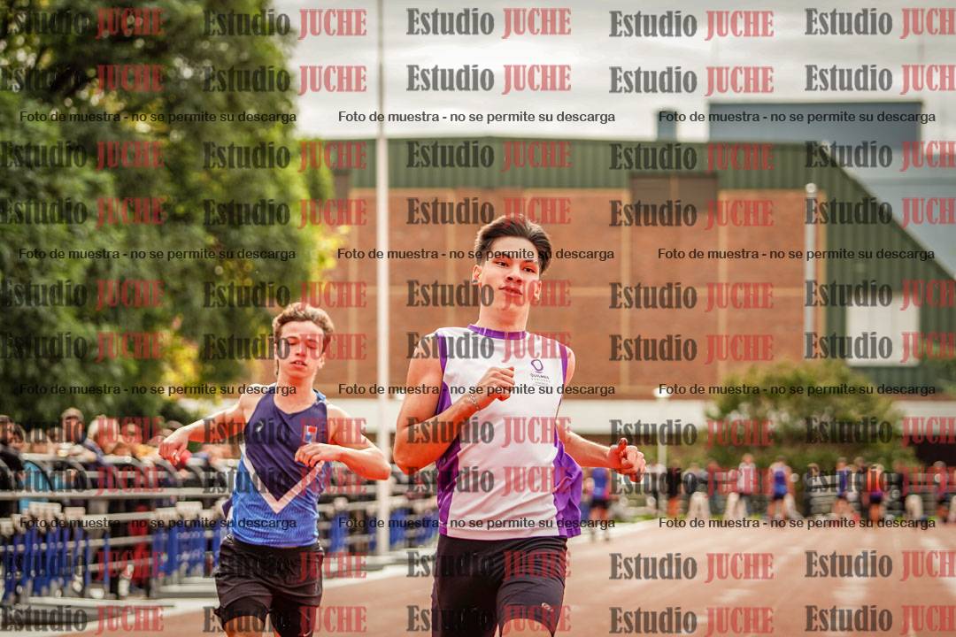 Fotos de los 100 m llanos de varones