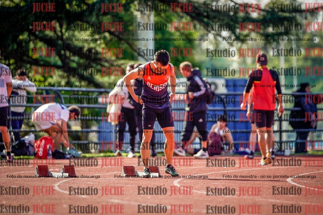 Fotos de los 100 m llanos de varones