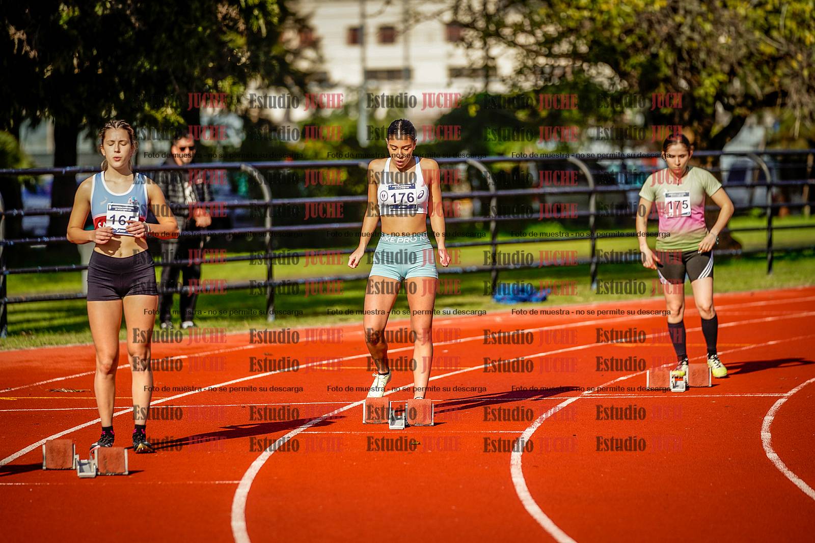 Fotos de los 200 m de mujeres
