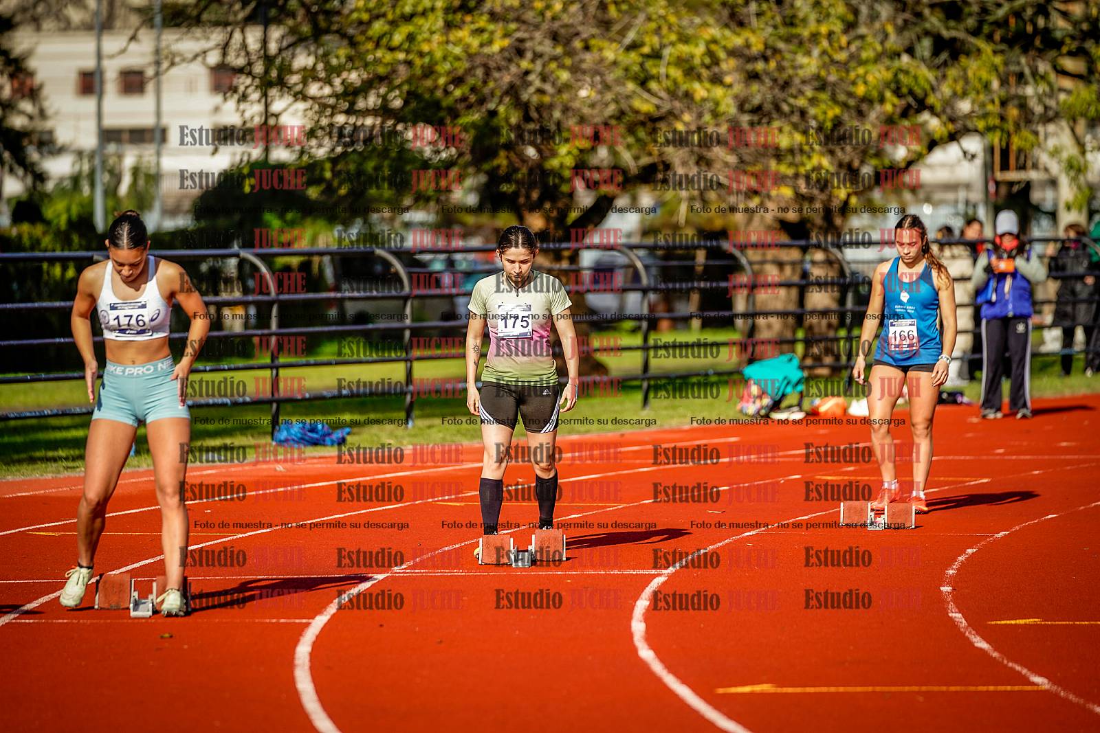 Fotos de los 200 m de mujeres