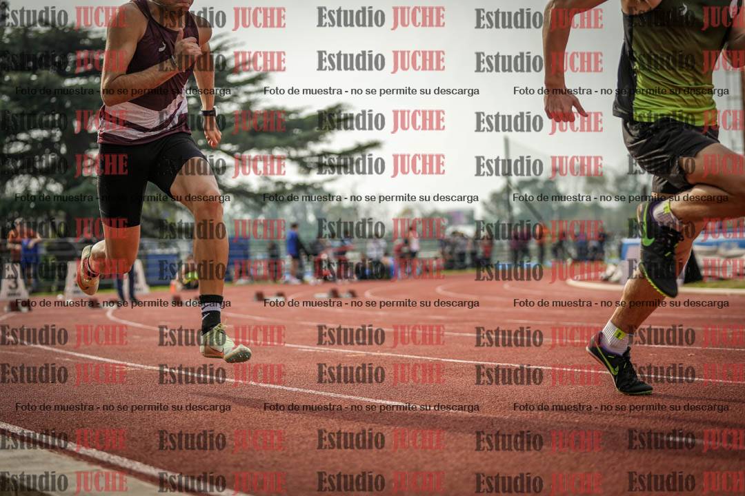 Fotos de los 100 m llanos de varones