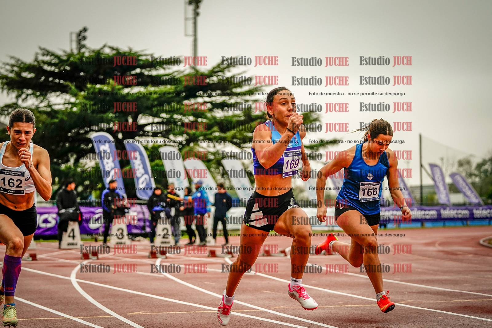 Fotos de los 100 m llanos de mujeres