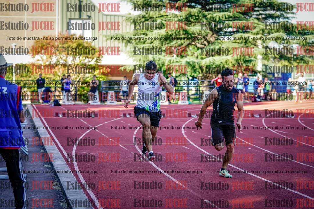 Fotos de los 100 m llanos de varones