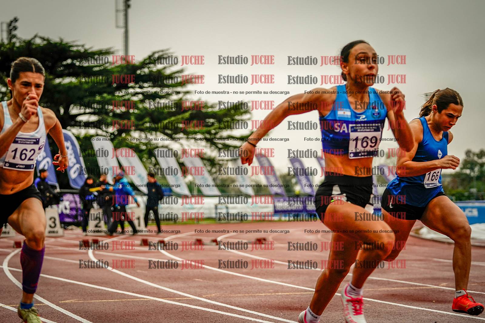 Fotos de los 100 m llanos de mujeres