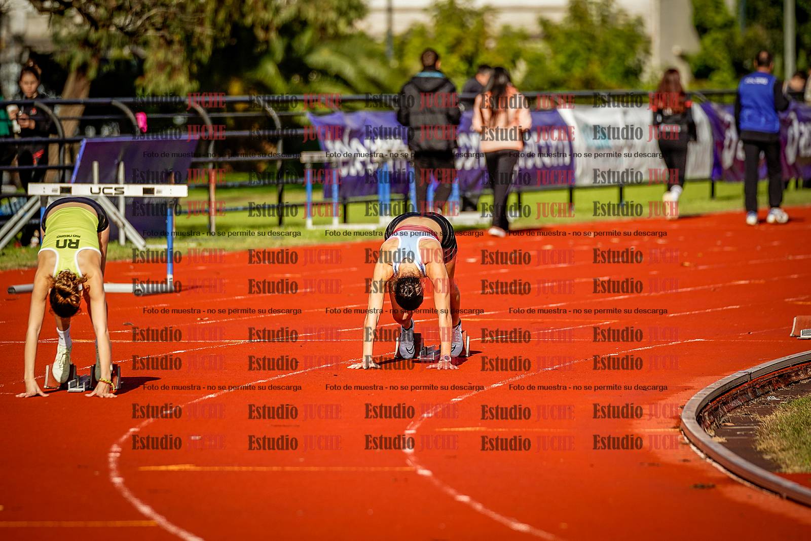 Fotos de los 200 m de mujeres
