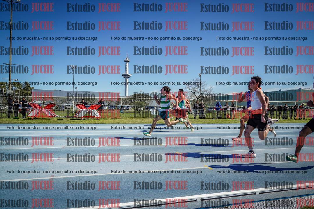 Fotos de los 100 m llanos de varones